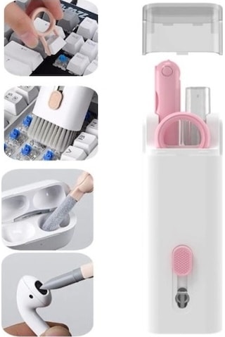 Dodes Çok Fonksiyonlu 7 Parça Apple AirPods Uyumlu Klavye Ekran Kulaklık Temizleme Kiti