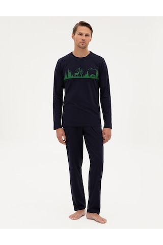 Pierre Cardin Erkek Lacivert Pijama Takım 50322636-200 Lacivert