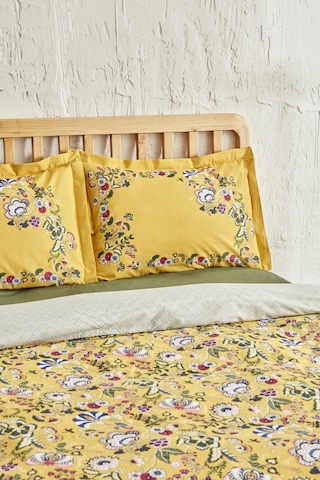 Karaca Home Lansy Sarı %100 Pamuk Tek Kişilik Nevresim Takımı 200.22.05.0045