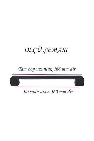 12 Adet Oval Marmara Kulp 160 Mm Siyah Mutfak Kulpu Çekmece Dolap Kapak Kulbu Metal Mobilya Dolabı