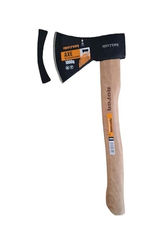 Ax 613 Ahşap Saplı Balta 1000gr Nacak Kamp Odun Kesme 39 Cm Sap Uzunluğu