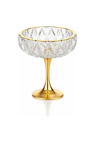 Diamond Metal Ayaklı Sunumluk 6 Lı Gold Altın