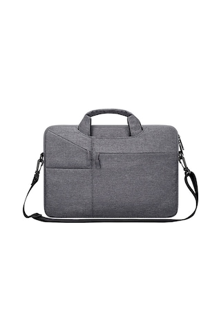 St02s Su Geçirmez Yırtılma Direnci Gizli Taşınabilir Askı Tek Omuzlu Çanta 15.6 İnç Dizüstü Bilgisayarlar İçin, Bavul Kemeri İle Koyu Gri