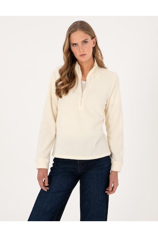 Pierre Cardin Kadın Ekru Sweatshirt 50316333-vr019 Ekru