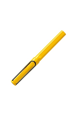Lamy Safari Roller Kalem Metal Siyah Klips Sari Sarı