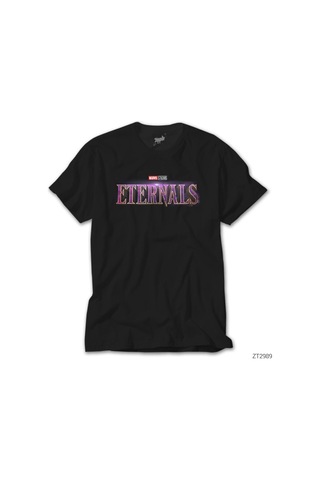 Eternals Logo Siyah Tişört