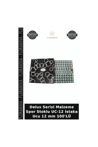 Delux Serisi Malzeme Spor Stoklu Uc-12 Istaka Ucu 12 Mm 100'lü