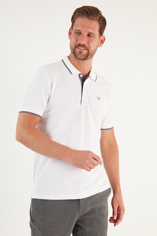 Buratti Pamuklu Slim Fit Şerit Detaylı Düğmeli Polo Yaka 5'Li Paket Erkek T Shirt 5902118S5 Siyah-Lacivertbordo-Beyaz-Vişnebeyaz-Haki