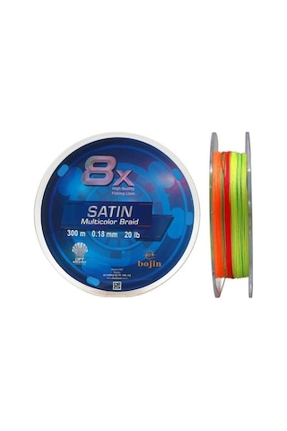 Dft Bojin 8x Satin M.color İp Misina 0.18mm 300 M