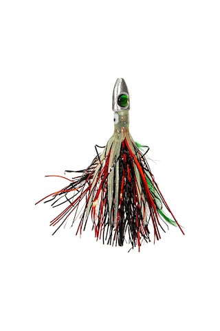 Reedark Gümüş Başlı 15g Kurşun Bağlı Silikon Ahtapot Balık Yemi Kabuklu Paket