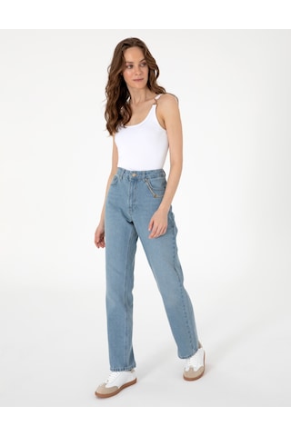 Pierre Cardin Kadın Mavi Pantolon Jean 50301277-vr036 Mavi
