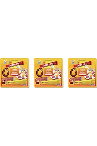 Dilimli Dana Tavalık Sucuk 200 Gr. Üçlü Paket Toplam 600 Gr.