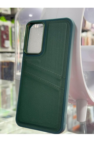 Samsung Galaxy A34 Uyumlu Deri Kartlıklı Kılıf