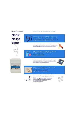 Ancapol Saf İpa İzopropil Alkol 5 L