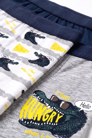 Öts Erkek Çocuk 3 Lü Pamuklu Boxer Baskılı Ergonomik Tasarım 7702-3 Renkli