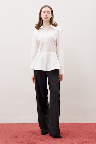 Manuka Peplum Oturan Gömlek Ekru Aw25gml00018-02 Ekru