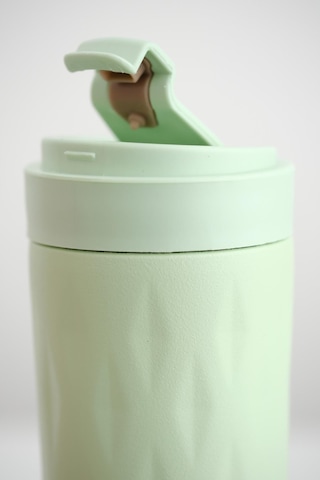 Png-1167 500ml Flip Kapak Desenli Çelik Mug 6 Saat Sıcak 12 Saat Soğuk Sızdırmaz & Bpa Free Açık Yeşil