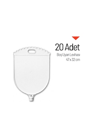 20 Adet Boş Uyarı Levhası-4139