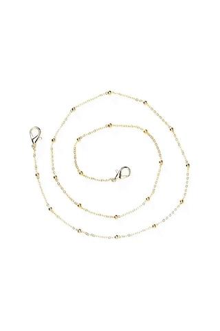 Bijust Altın Kaplama Top Zincir Kadın Gözlük Zinciri