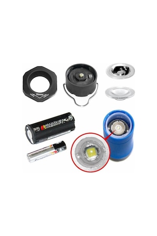 Naturehike 3ın1 Multifonksiyonel Led Kamp Lambası Mavi Çok Renkli