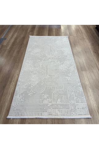 Hoom Rugs Markiz 1138 Krem Modern Pamuk Taban Halı Krem