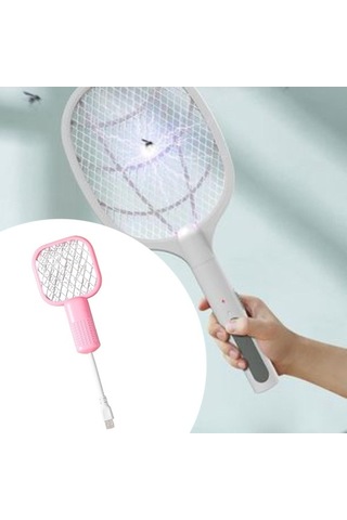 Trendooze Homyl Elektrikli Küçük Sineklik Pembe Kolay Kullanım