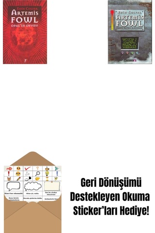 Artemis Fowl 4 - Opal İn Oyunu + Artemis Fowl 2 - Kuzey Kutbu Macerası + Okuma Sticker'ları