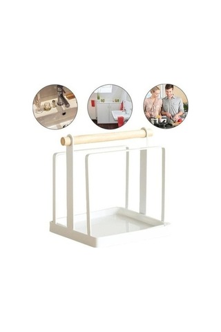 Tongxida Bosphorusboutique Yük Yt Tutucu Tezgah Tencere Taşıyan Tahtası Modern Kesme Kesici Kaymaz Kapağı Beyaz Ağır Cd Beyaz Beyaz