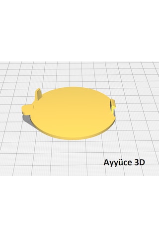 Ayyüce 3d, Mazda 3 Skyactiv 14-16 Arka Tampon Çeki Demiri Kapağı,
