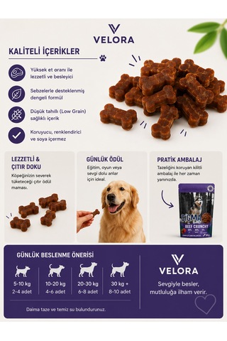 Dana Etli Köpek Ödül Maması 80 Gr Düşük Tahıllı Low Grain Eğitim Ödülü