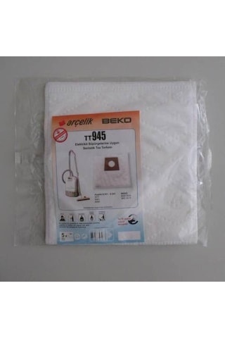 Arçelik Uyumlu S 6945 Süpürge Sentetik Bez Toz Torbası (20 Adet)