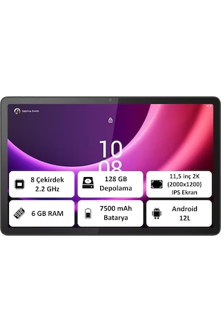 Lenovo Tab P11 2ND Gen ZABF0302TR 6 GB 128 GB 11.5" 2K Tablet