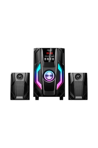 Mikado MD-415BT 2+1 20 W Multimedya FM/BT/SD/USB Speaker Hoparlör Siyah
