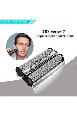 Braun Series 7 Yedek Tıraş Makinesi Başlığı 70s - Braun 7 Serisi Tıraş Bıçakları Ve Kartuşlarıyla Uyumlu
