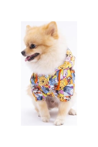 Adonis Köpek Kıyafeti, Winnie The Pooh Mont Ve Yağmurluk, 3xl Açık Gri
