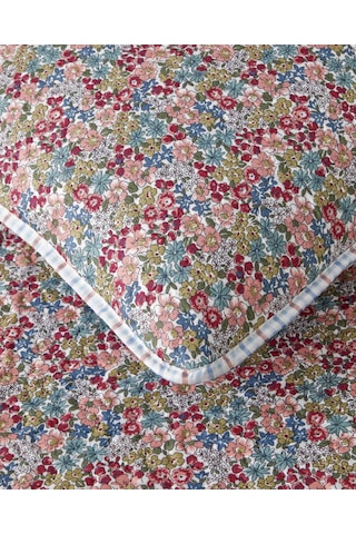 English Home Cherry Plaid Tek Kişilik Yatak Örtüsü Takımı 160x220 Cm Fuşya Fuşya