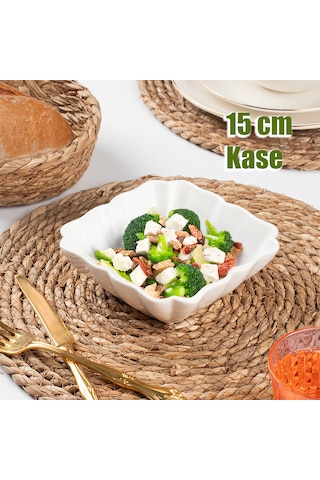 Porsima 1749n Porselen Kase Desenli Derin Salata Kase 15cm
