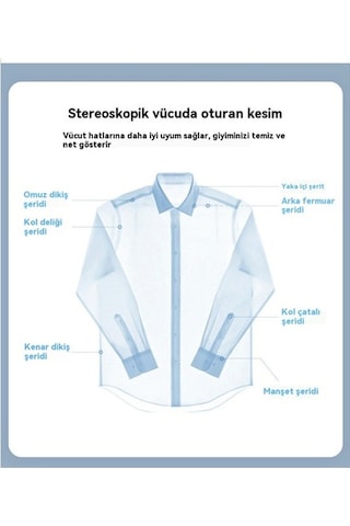 Yingfu Erkekler İçin Gizli Düğmeli, Uzun Kollu, Tek Renkli, Estetik İş Kıyafeti Gömlek Beyaz Beyaz