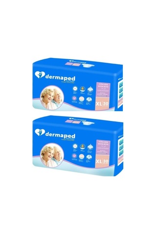 Dermaped 9 Damla Belbantlı Hasta Bezi Xlarge 60 Adet XL