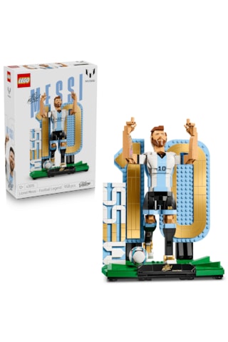 LEGO® Editions Lionel Messi – Futbol Efsanevi 43015 - 12 Yaş ve Üzeri Çocuklar için Dekoratif Model Yapım Seti (958 Parça)