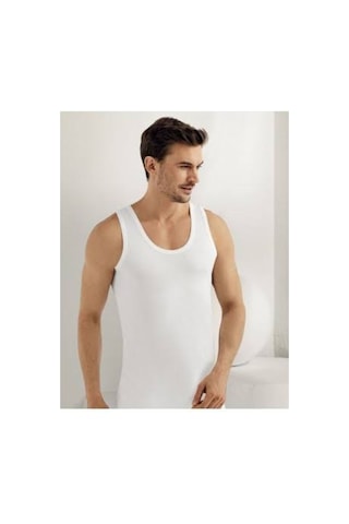 Aksoy Erkek Dokuma Pamuklu Atlet 3'lü Set Beyaz - 928315992 Beyaz