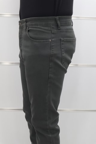 Dmctekstil Hacker Denim Erkek Haki Yeşil Normal Bel Rahat Kesim Dar Paça Jean Pantolon