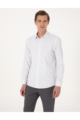 Pierre Cardin Erkek Gri Gömlek Desenli 50307263-vr024 Gri