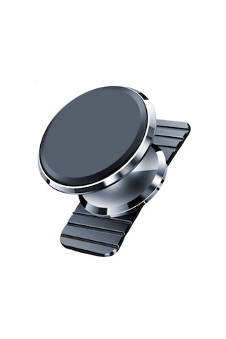 Jmary Mh-73 Magnetik M-safe Uyumlu Düz Zemin Araç Telefon Tutucu Gri
