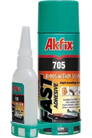 Akfix 705 Mdf Hızlı Yapıştırıcı 200+50 Ml Ga060