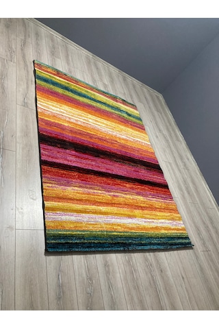 Rıxos Home Colours Renkli Multi 160x220 Ebatlı Halı+11 Mm Kalınlı