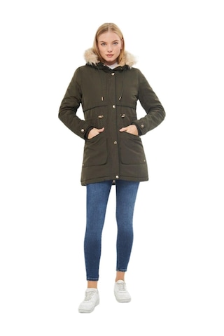 Kadın Büyük Beden Spor Kapüşonlu Mont M5565 Bgl-st03224 001