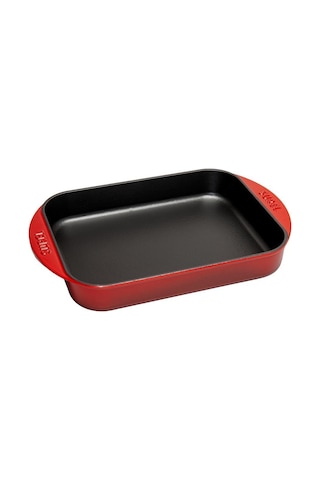 Sürel 23x31 Döküm Derin Tepsi Kırmızı