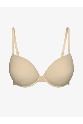Scm Lingerie Scm Lıngerıe Ten Rengi Balenli Dolgulu Düz Tişört Sütyen Ten