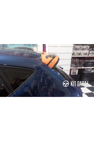 Seat Leon Mk3 2013 Sonrası Spoiler Parlak Siyah Boyalı Abs Plastik